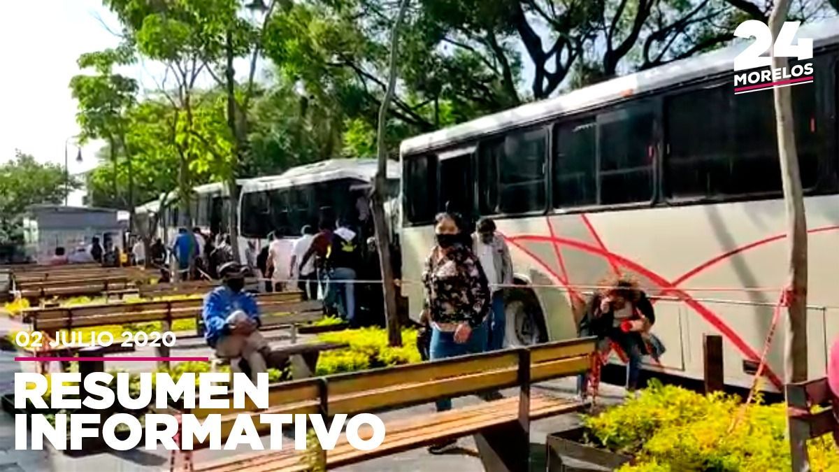 Protestan comerciantes de Cuautla en Plaza de Armas