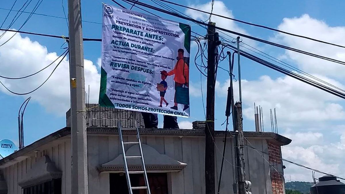 Llama PC de Ayala a tomar precauciones por lluvias