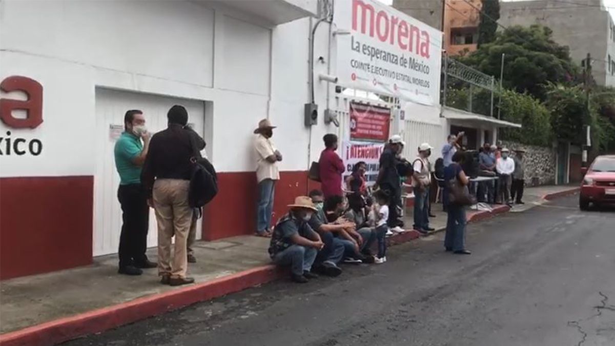 24 Morelos oficinas de Morena