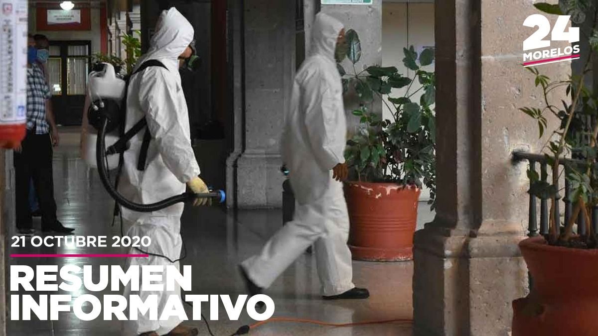 Suman 125 trabajadores del Gobierno de Morelos contagiados por COVID-19