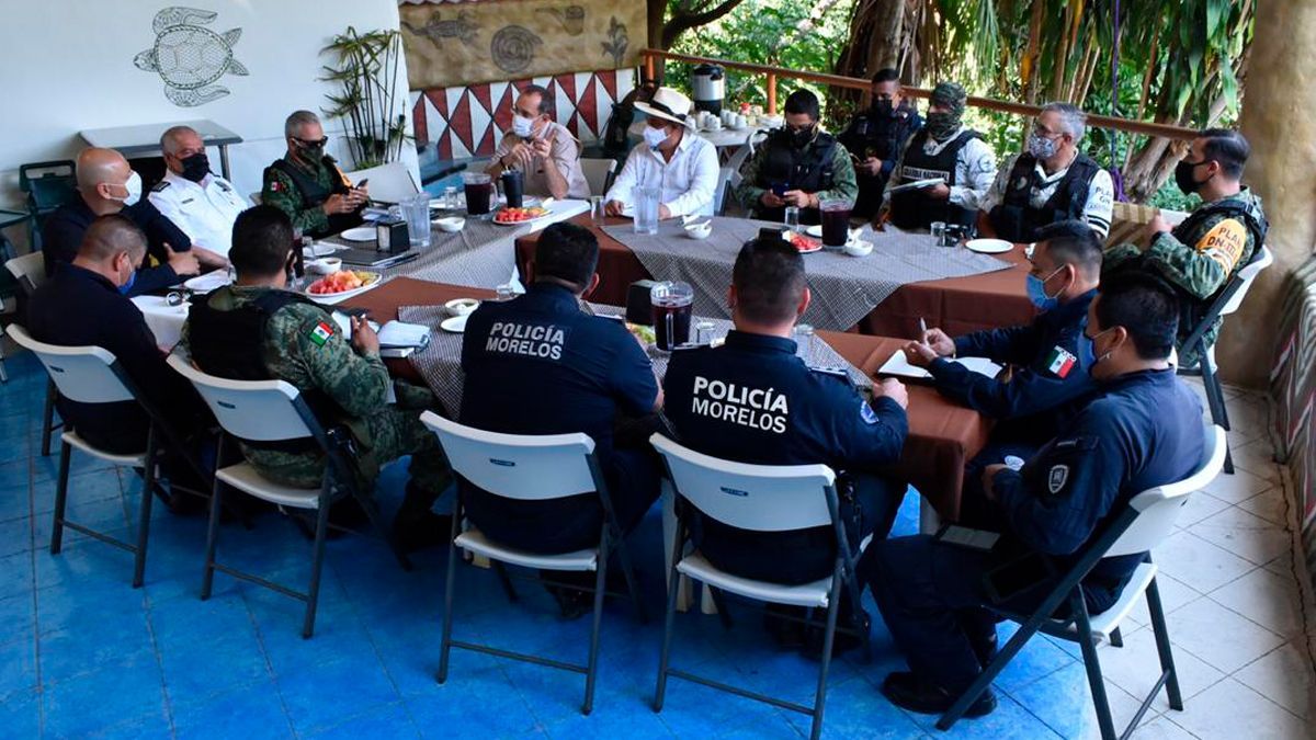 Se reúnen autoridades de seguridad de Morelos y Guerrero