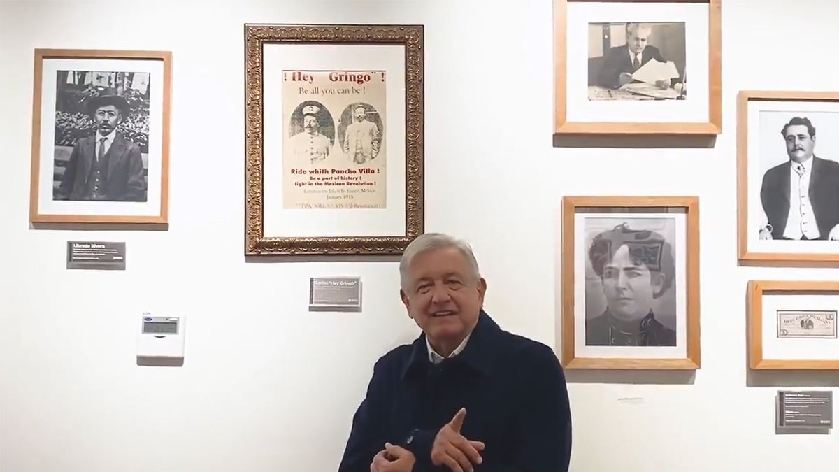 López Obrador saluda a hombre de 124 años de edad