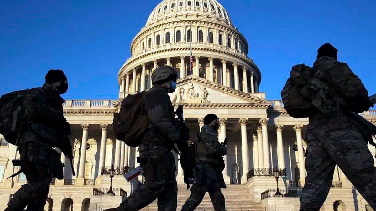 Retiran a 12 soldados que resguardarían seguridad en investidura de Biden