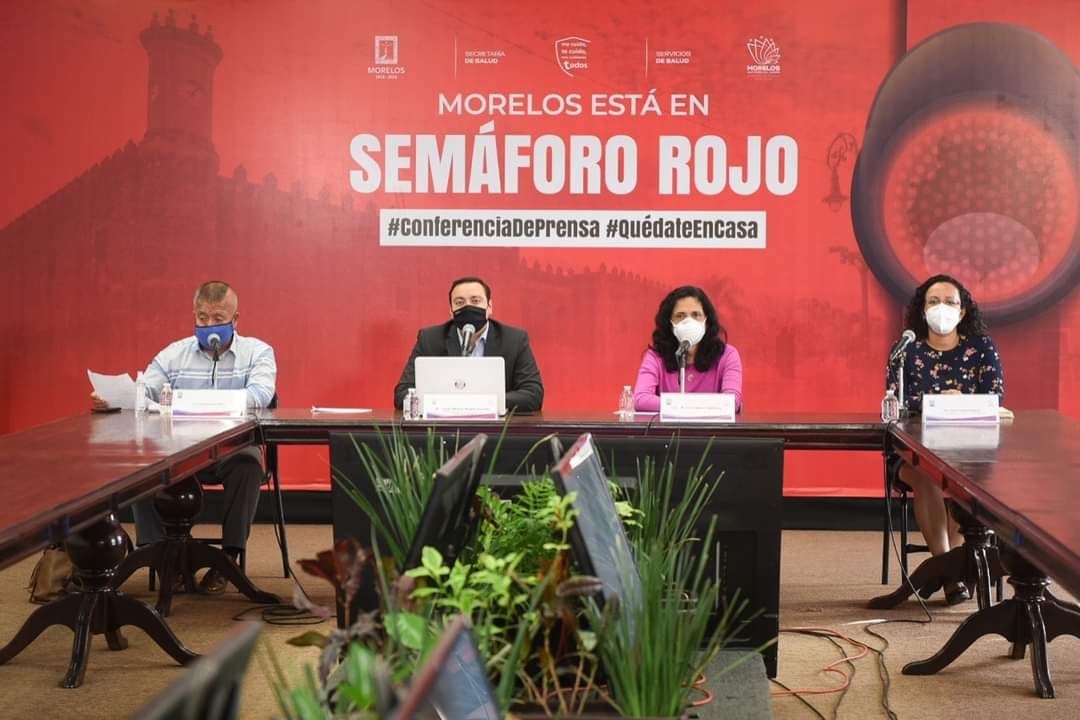 Segundo brote de Covid-19 en Morelos y ocupación hospitalaria al 80 %