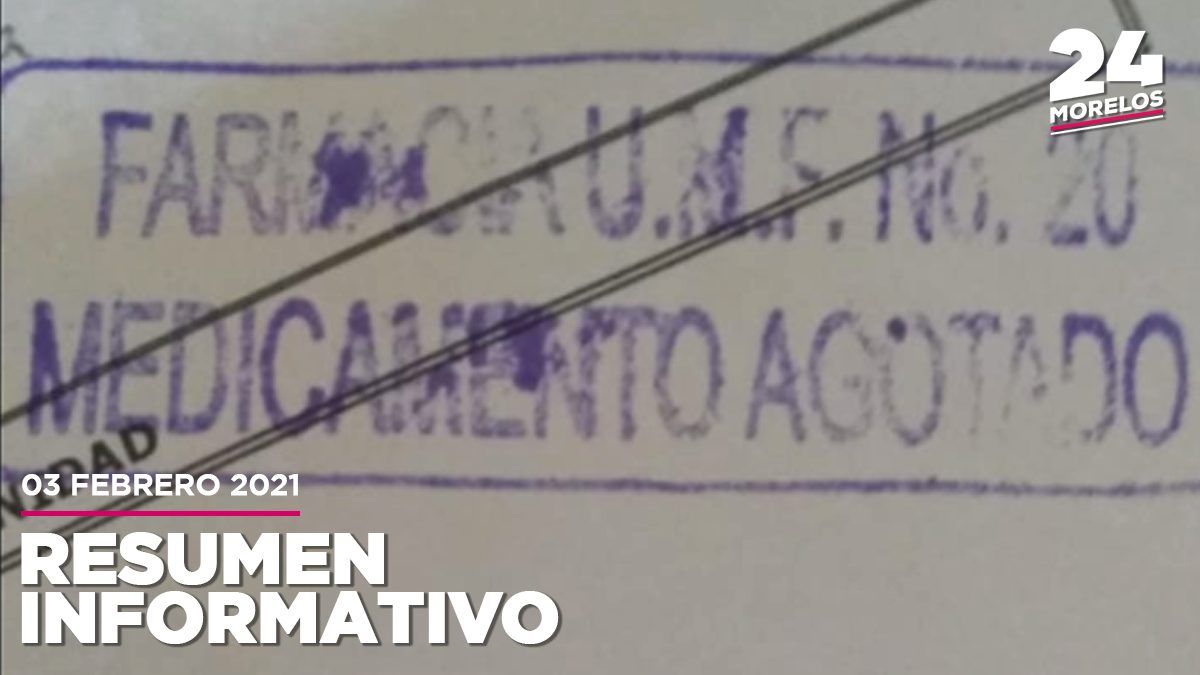 “Medicamento agotado”, se lee en algunas recetas del IMSS Cuernavaca