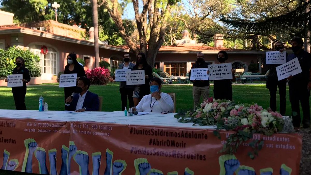 Pandemia deja grandes pérdidas en salones y jardines para fiestas