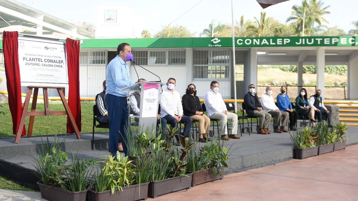 Inauguran segunda etapa de construcción de Conalep en Jiutepec