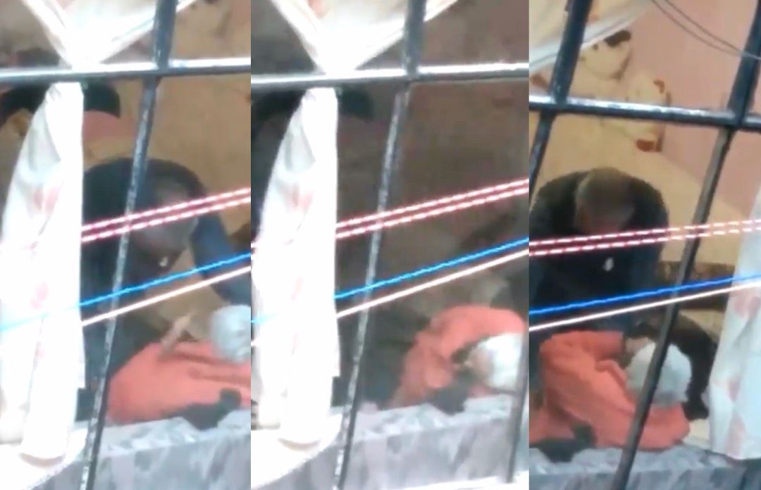 Golpea a su madre y es captado en video; ya es buscado