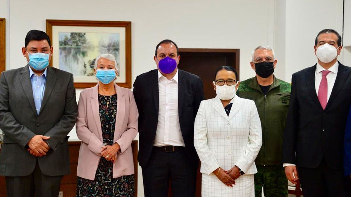 Se reúne Cuauhtémoc Blanco con Gabinete de Seguridad Federal