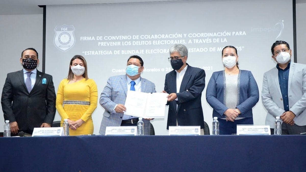 Colaborarán FGE e IMPEPAC para la prevención de delitos electorales