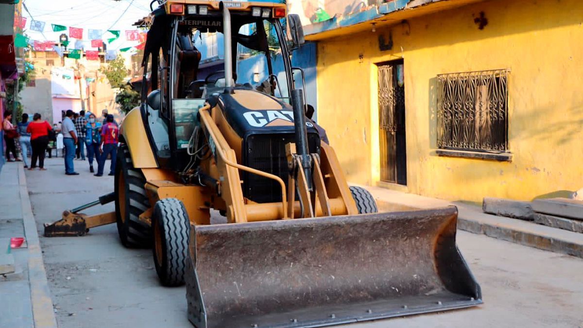 Inauguran pavimentación en Centro de Zacatepec