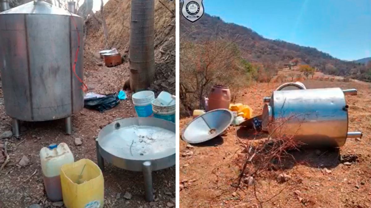 Desmantelan presunto narco laboratorio en Amacuzac