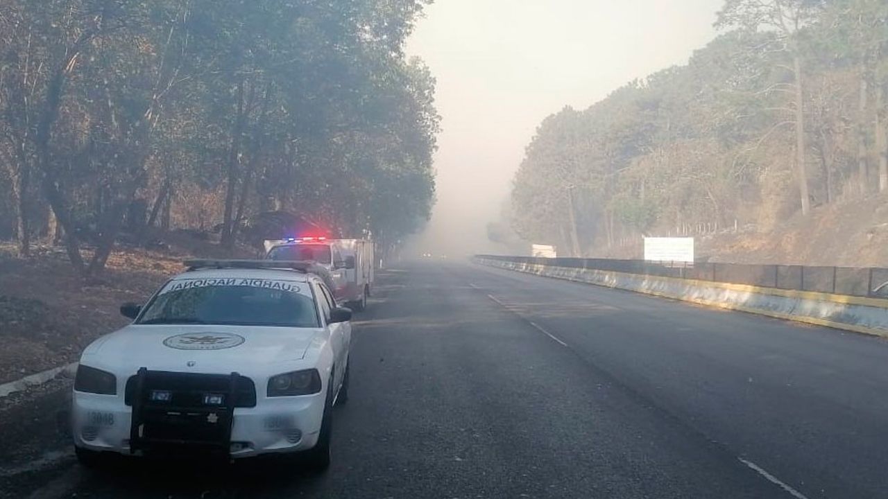 Incendios forestales en la autopista México – Cuernavaca