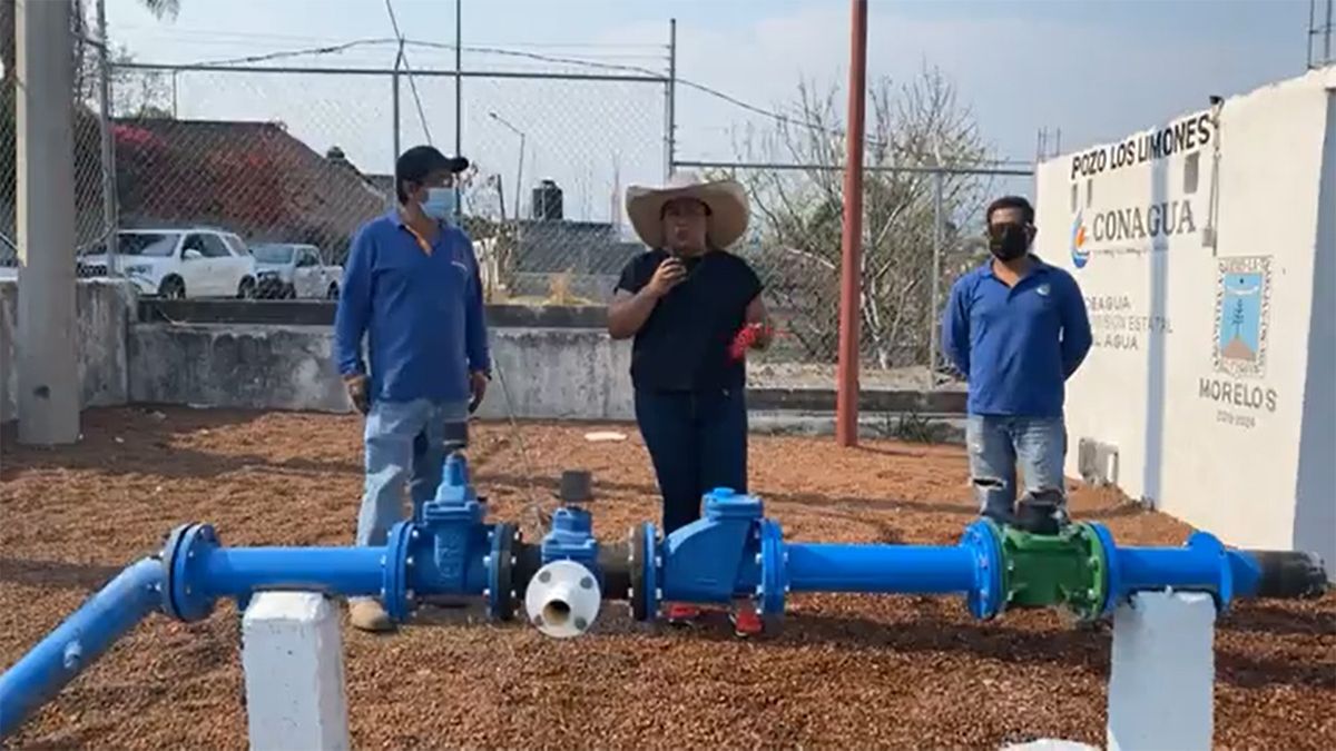 Afinan detalles para echar a andar pozo de agua en Temixco