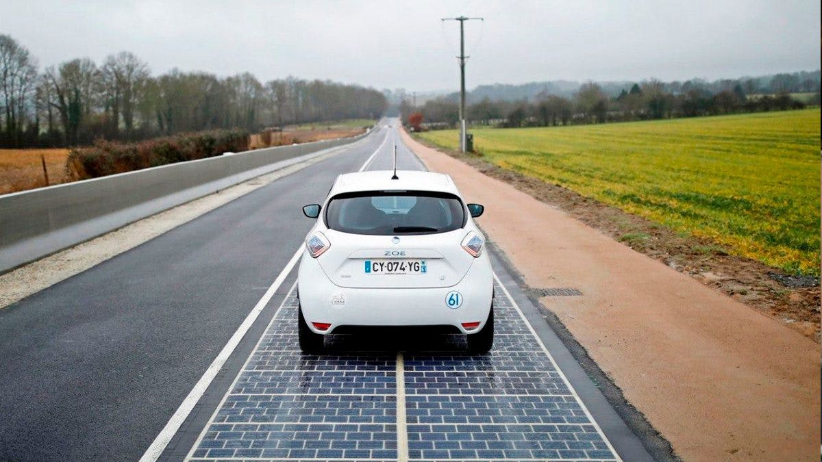 Carreteras solares; capaces de captar energía de la luz y transformarla en electricidad
