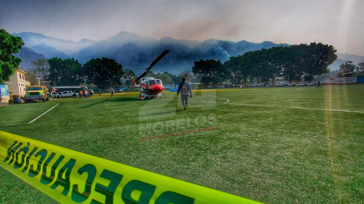 Consume incendio 234 hectáreas en Tepoztlán