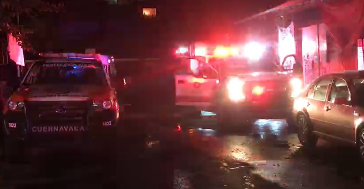 Incendio en el Mercado Adolfo López Mateos de Cuernavaca