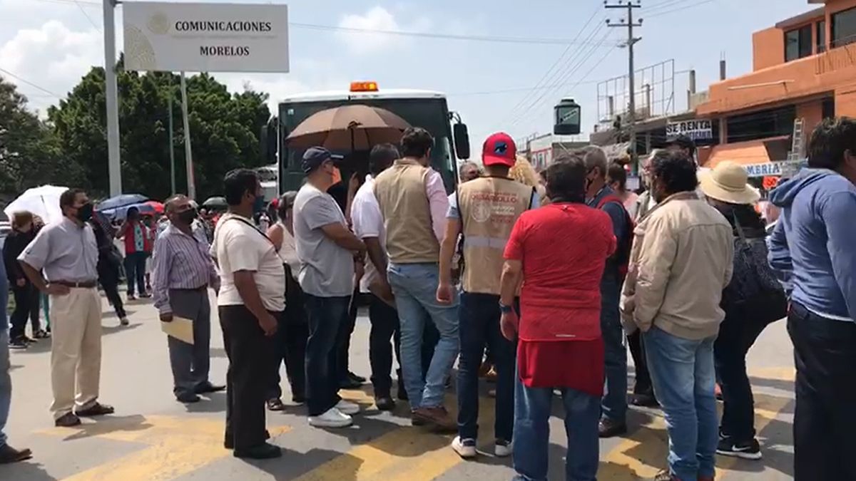 Protestas en BIENESTAR Morelos por falta de vacunas COVID