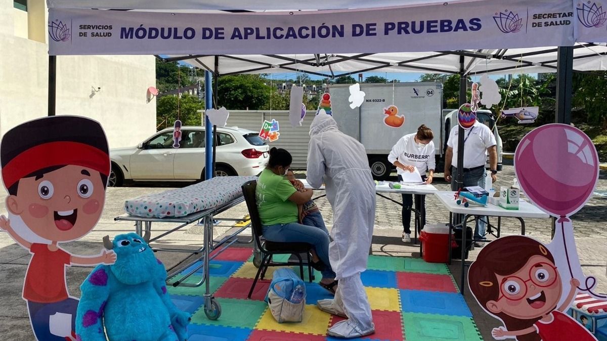 24 Morelos Pruebas COVID niños
