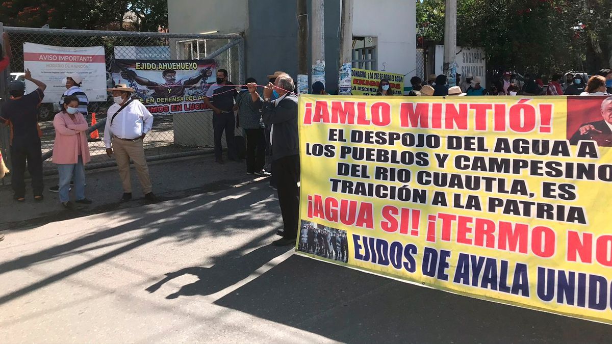 CFE viola derechos: Ejidatarios de Ayala