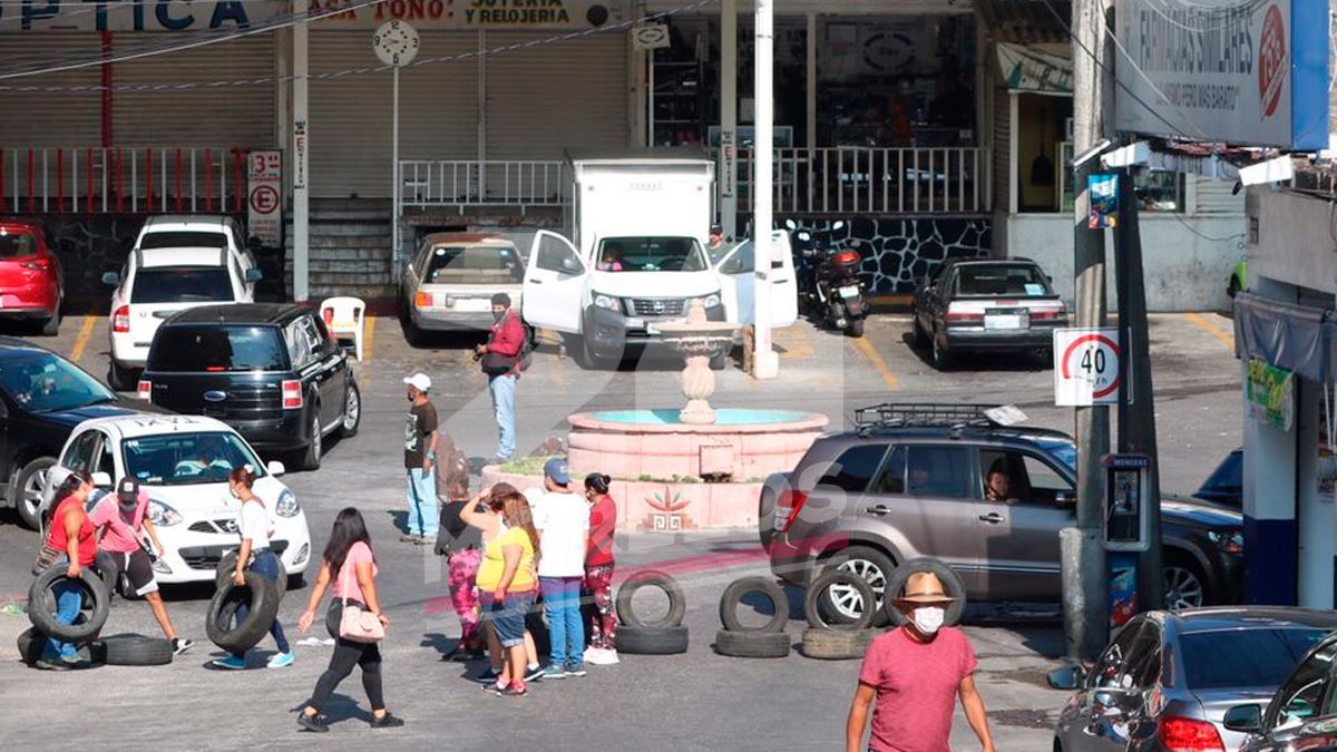 “No es manifestación, es un plantón por falta de agua en Cuernavaca”