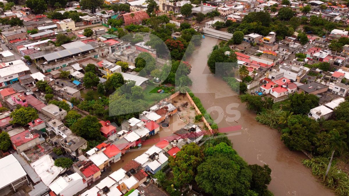 Río Apatlaco hasta 90 % de su capacidad, afectaciones en zona sur