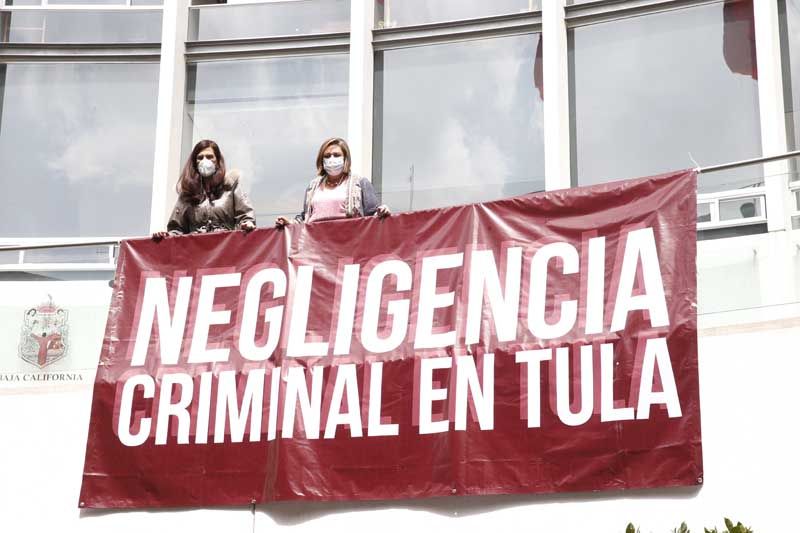 Senadoras acusan negligencia en las inundaciones de Tula