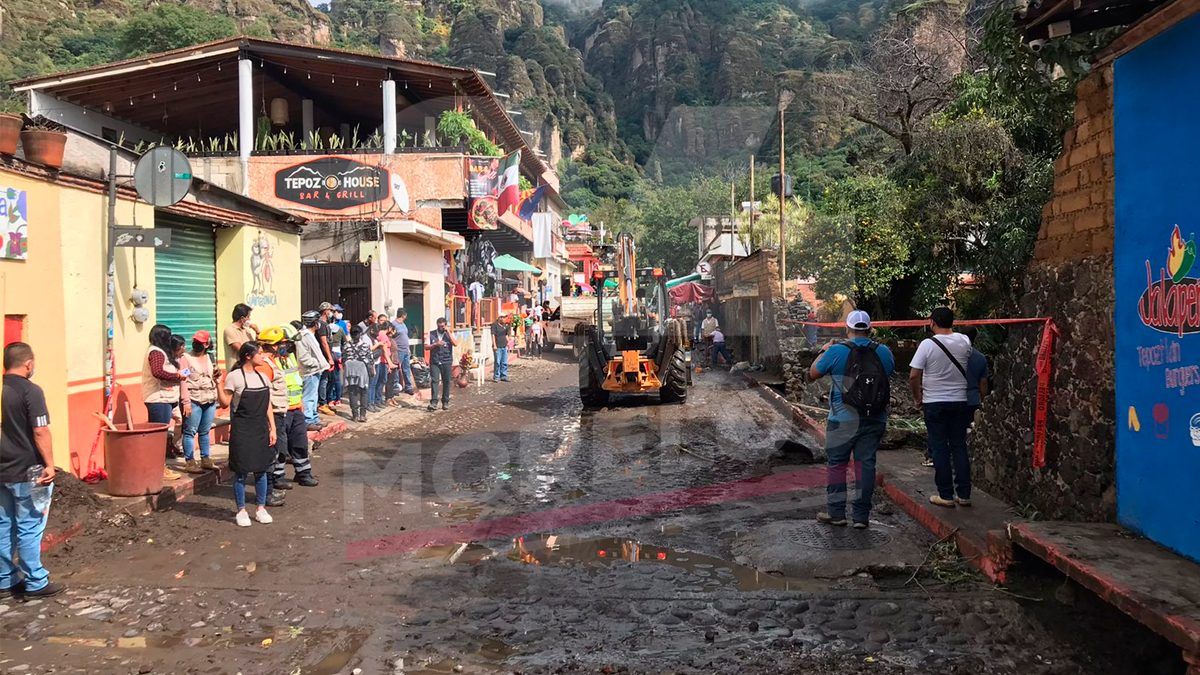 Inundaciones en Tepoztlán