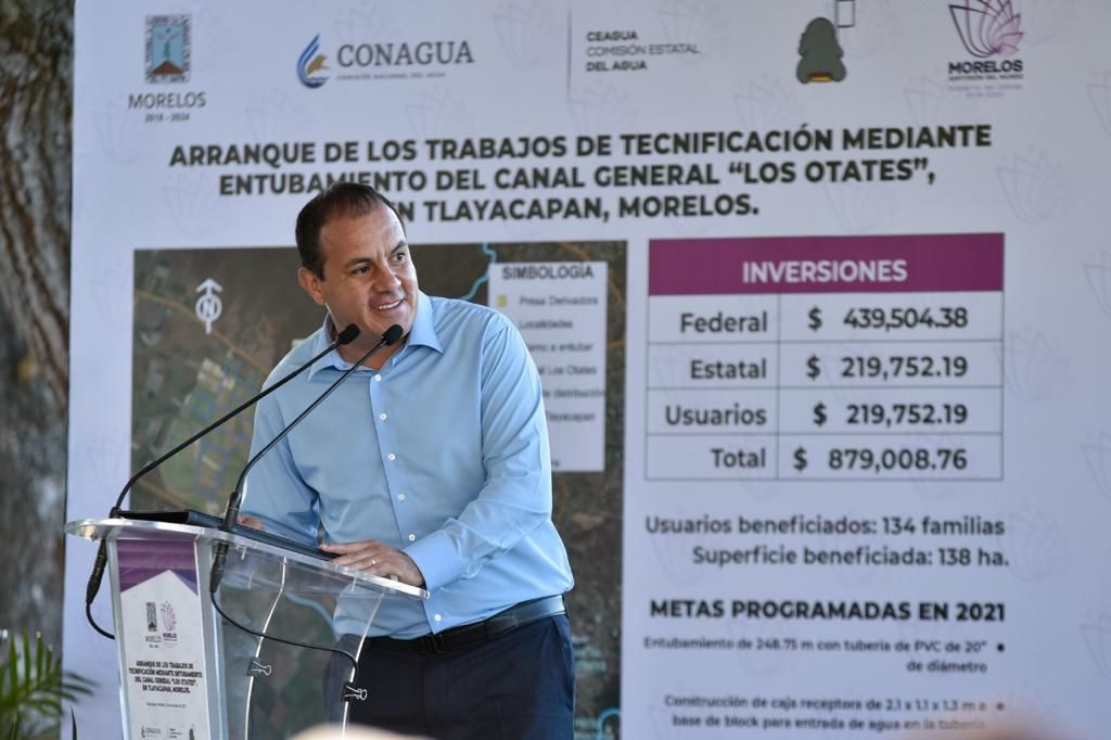Arrancan obras en beneficio del campo morelense