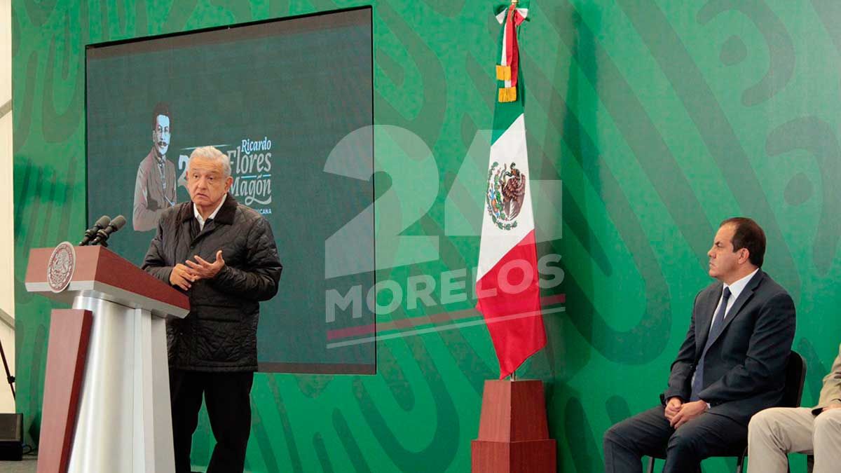 El presidente López Obrador brindará total apoyo al gobierno de Morelos