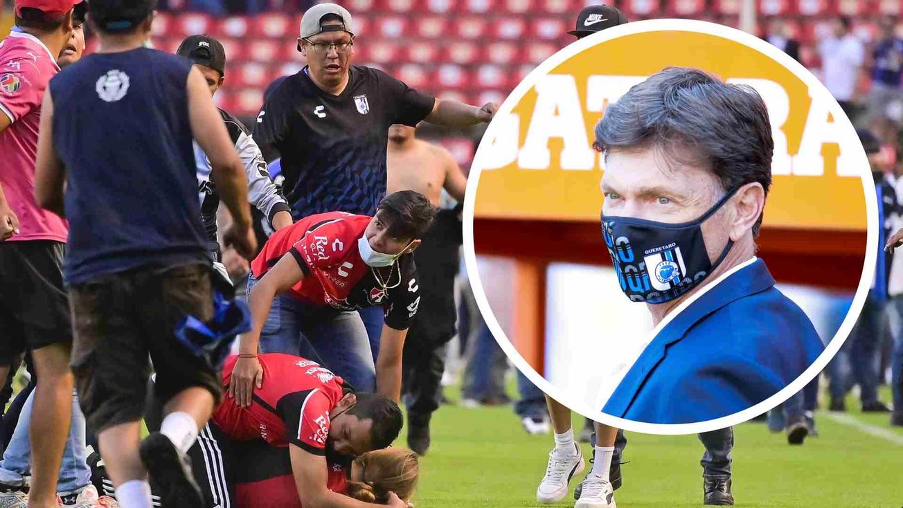 Hernán Cristante reconoce a dos agresores de Los Gallos Blancos