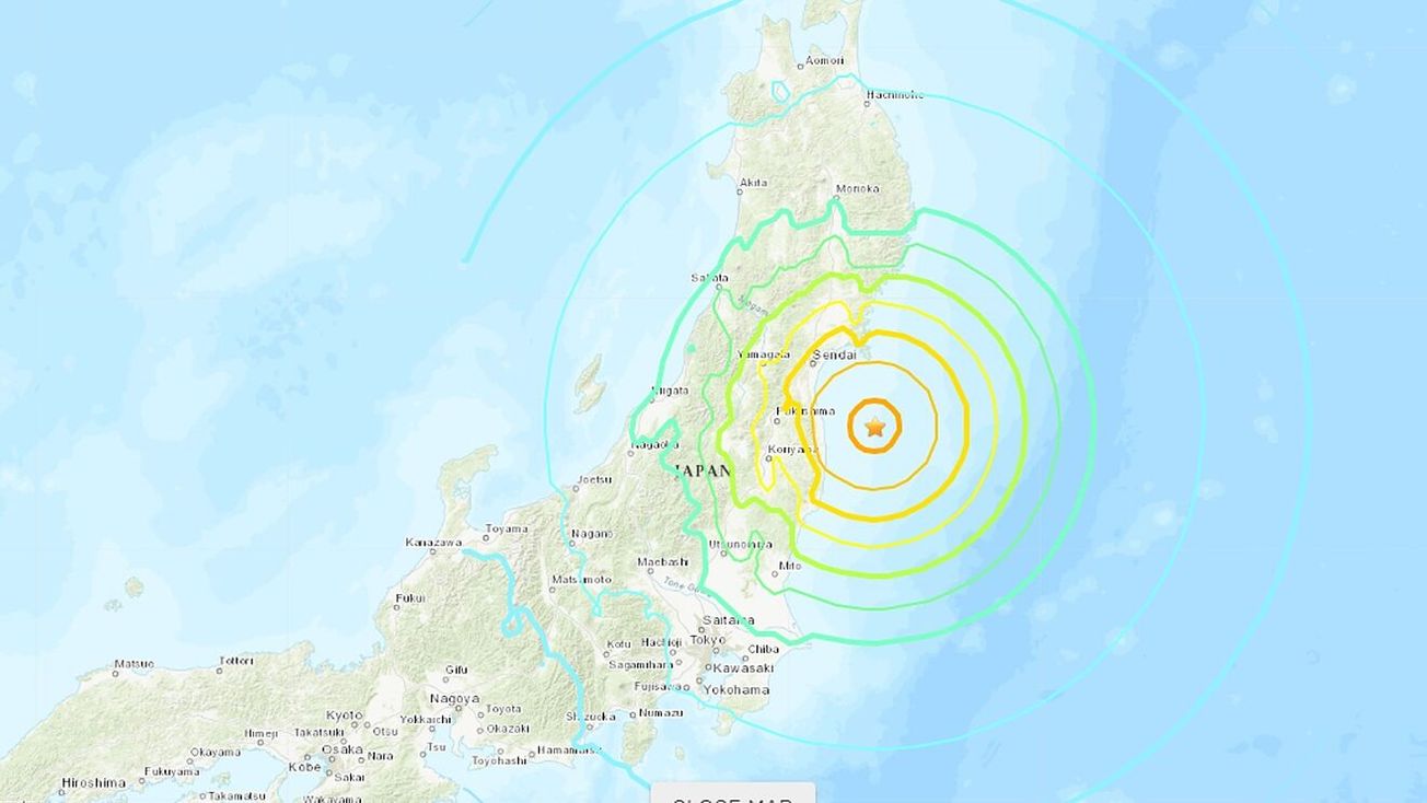 Advertencia de tsunami al norte de Japón