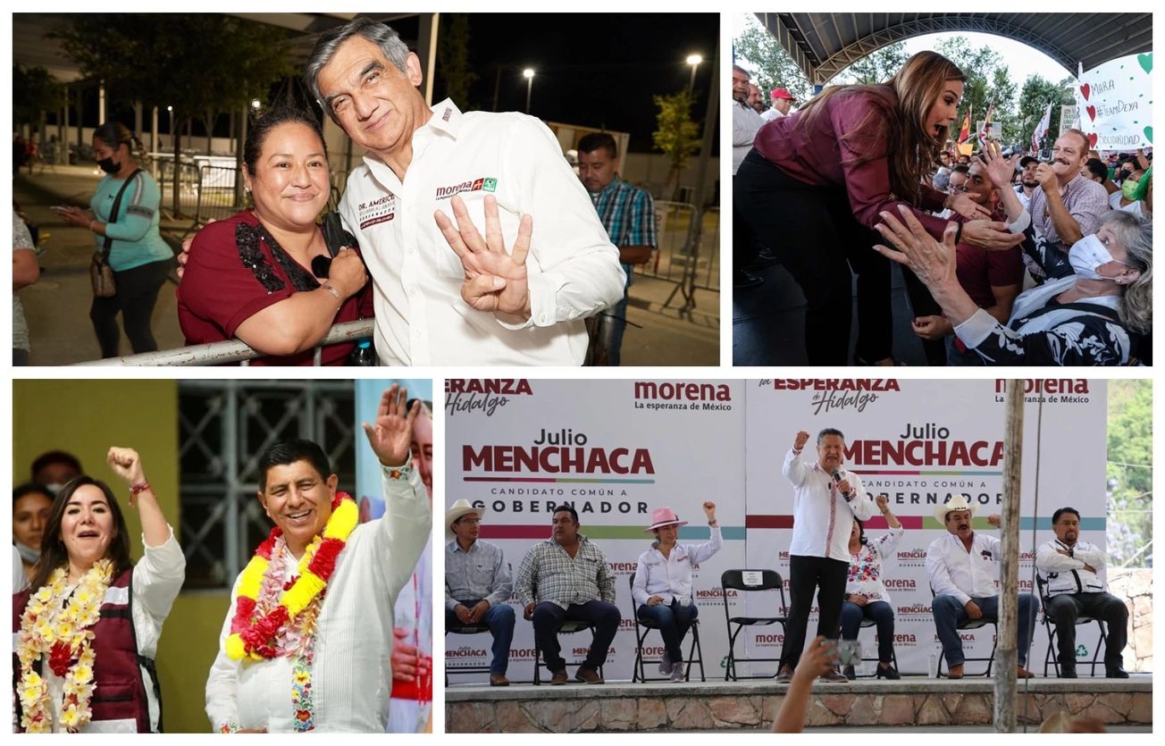 Lidera Morena preferencias electorales en cuatro estados