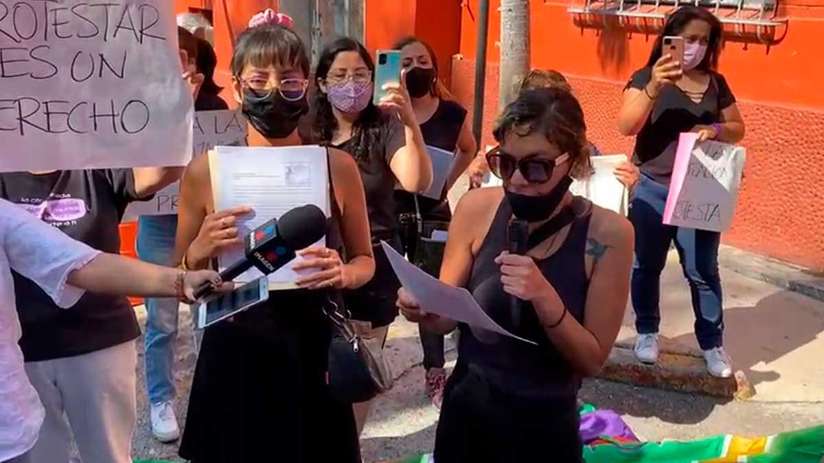 Protestan feministas por caso de menor Nikte