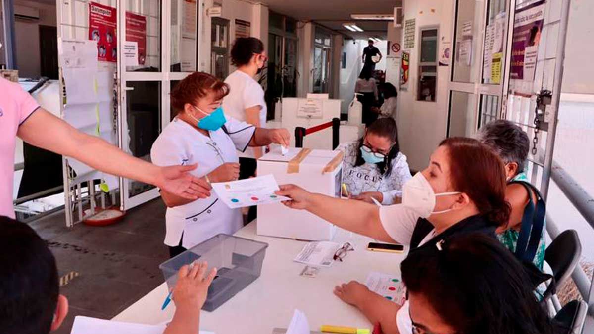 Logra Gil Magadán reelección del sindicato de salud