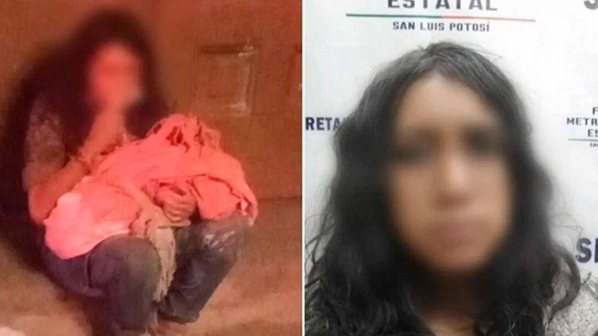 Mujer es aprehendida por llevar en brazos a bebé sin vida en SLP