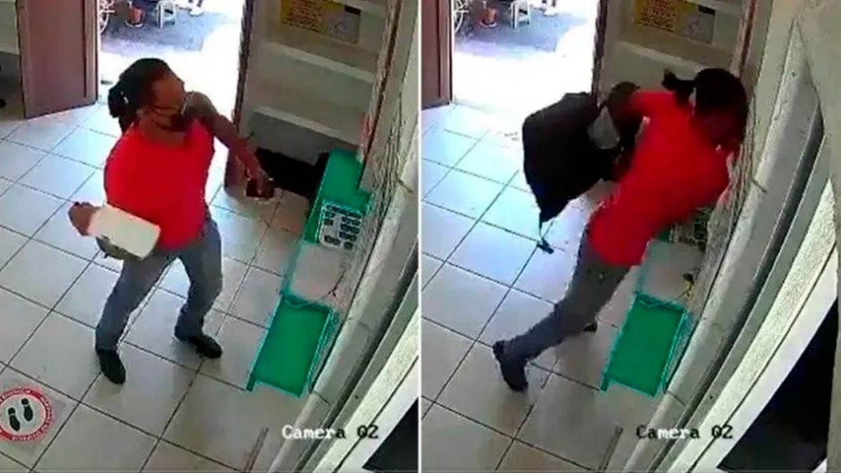 Por agredir a taquillera, hombre se corta el brazo en Oaxaca