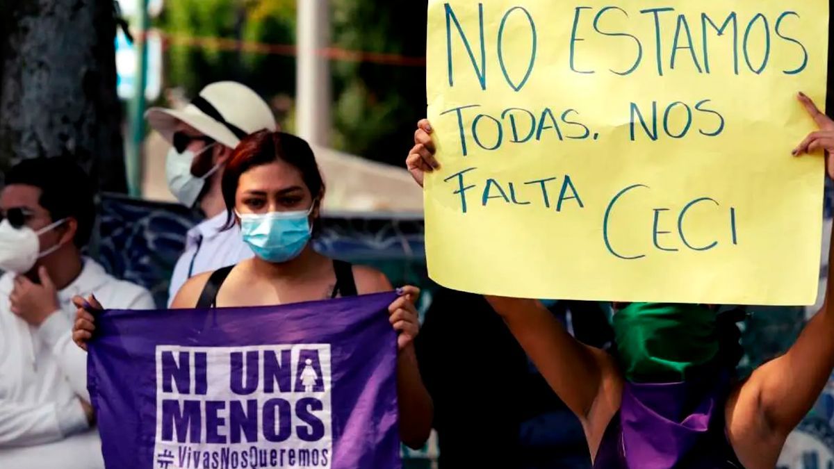 Activistas exigen justicia por el asesinato de Cecilia Monzón