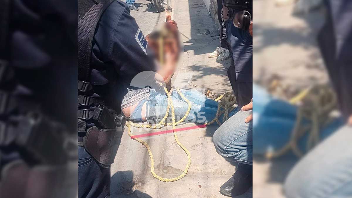 Golpean ciudadanos a presunto extorsionador en Cuernavaca