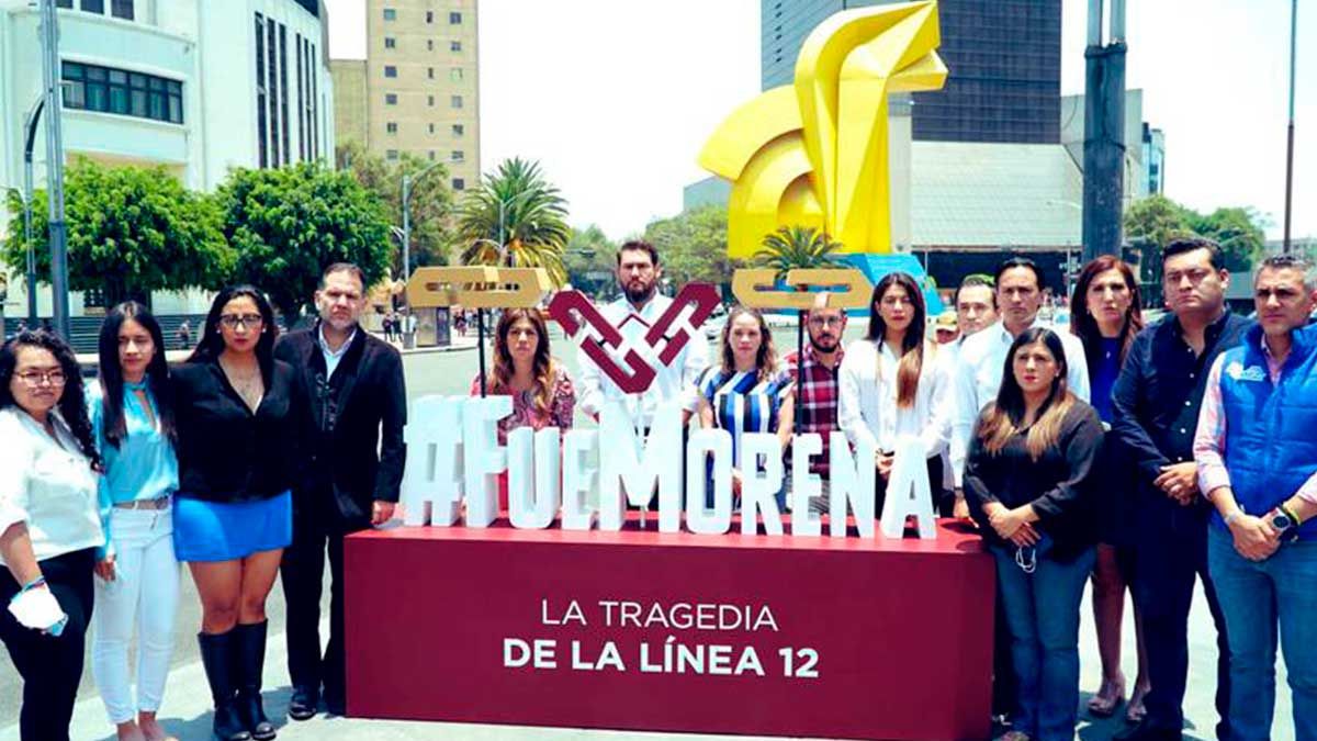 Coloca PAN antimonumento por víctimas de la Línea 12