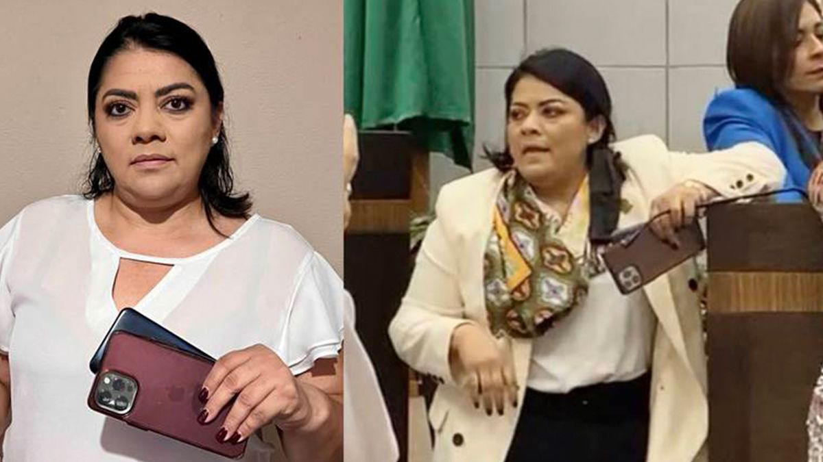 Exhiben a diputada morenista por supuesto robo de celular