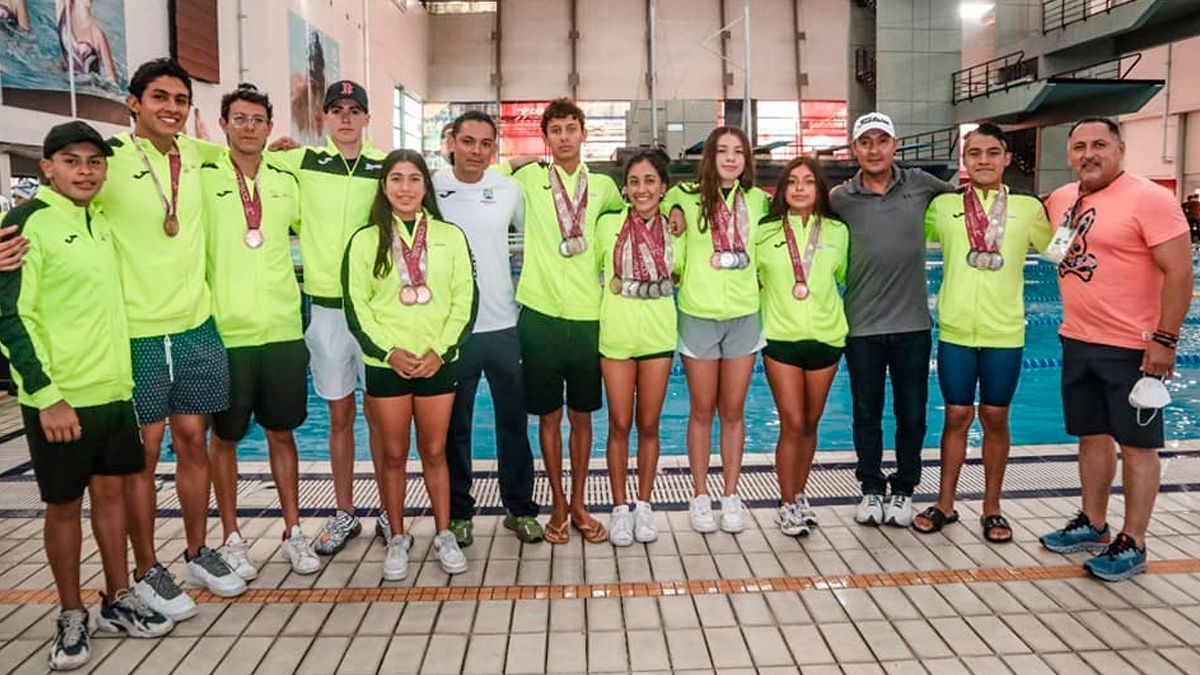 Cierra con broche de oro selección morelense de natación en Juegos Conade 2022
