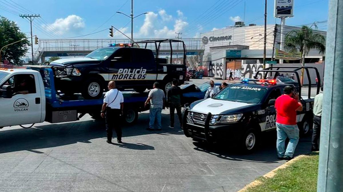 Choque en Jiutepec deja tres lesionados