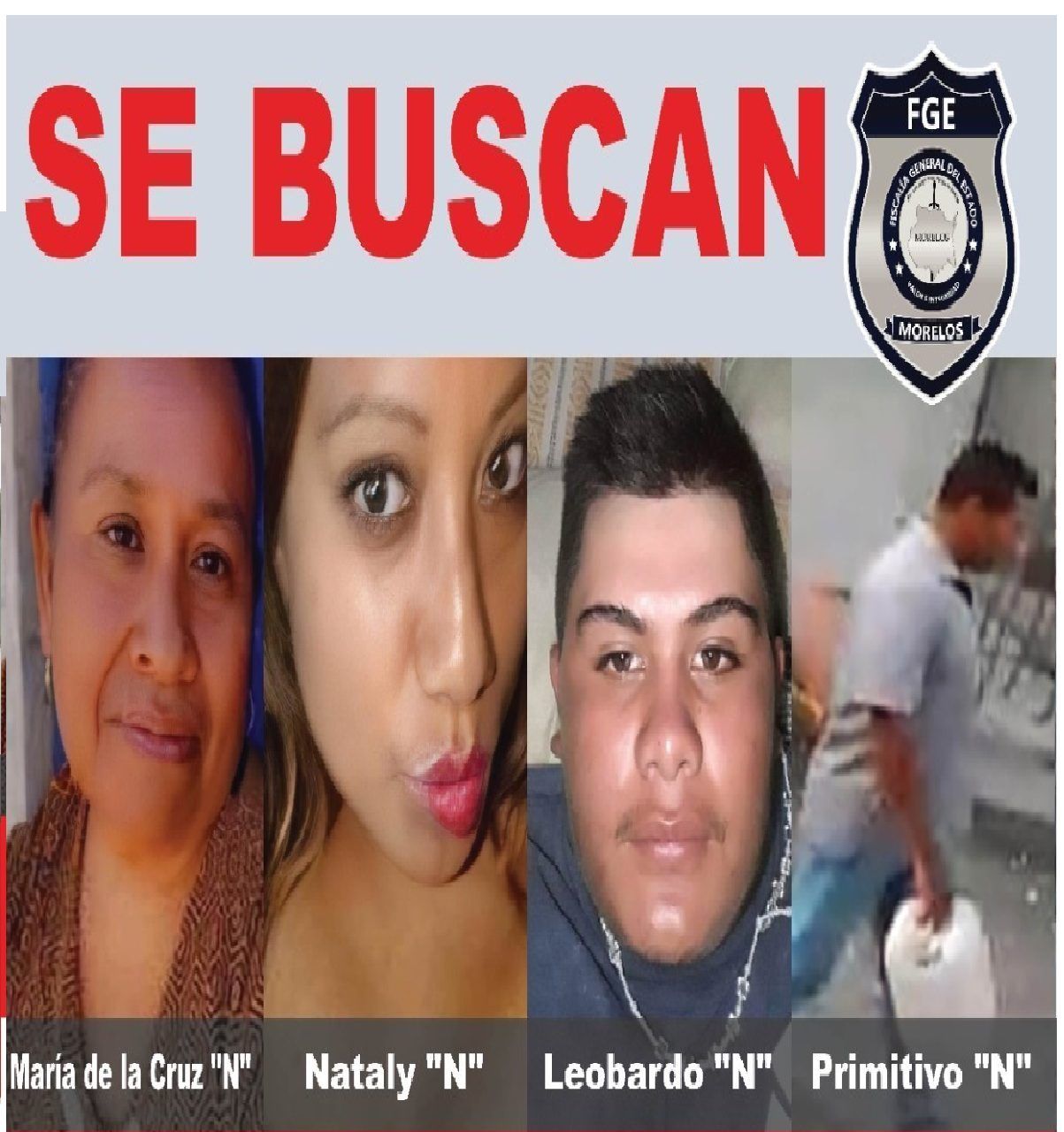 Buscan Fiscalía de Morelos a sospechosos por feminicidio de Margarita