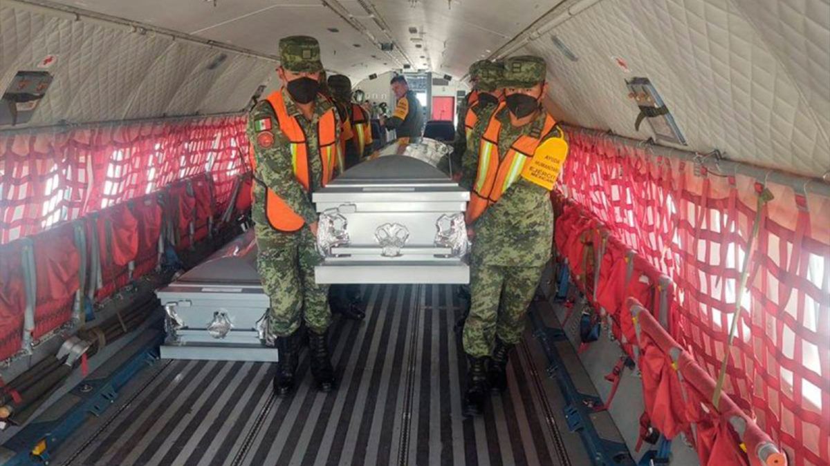 cuerpo de migrantes
