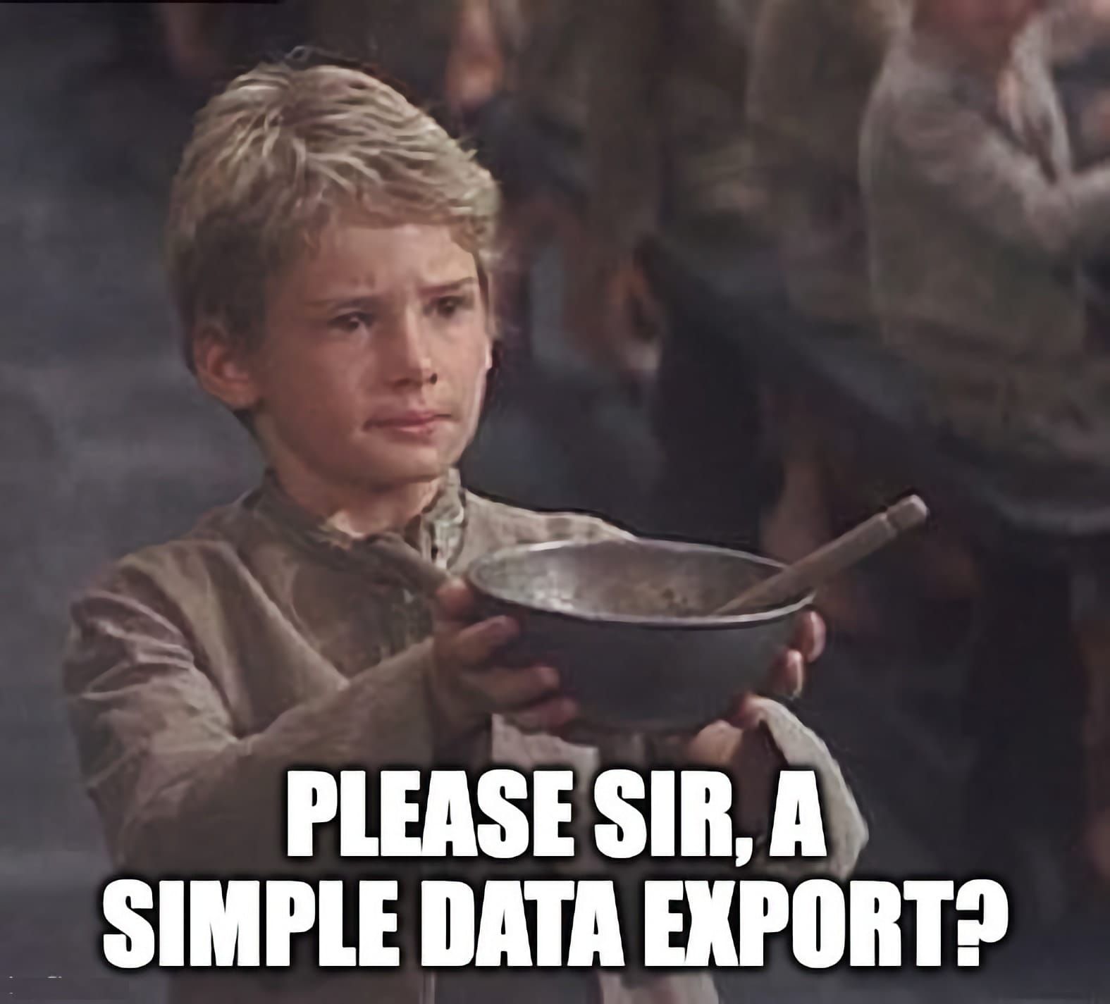 Can I Just Get the Data?