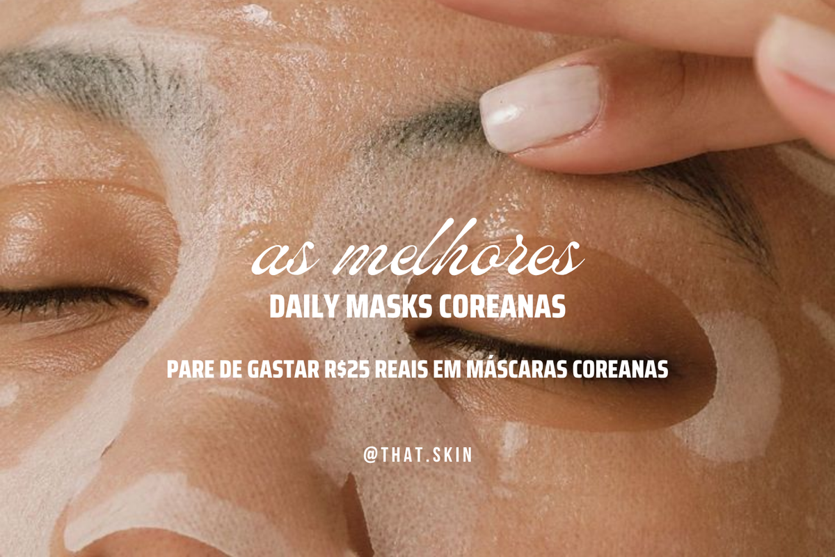 Pare de gastar R$ 20 ou mais em máscaras faciais coreanas.