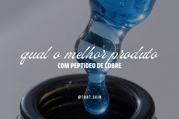 Sérum com peptídeo de cobre: qual é o seu?