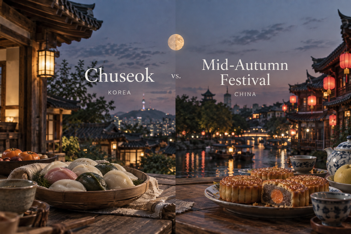 Chuseok vs. Mid-Autumn Festival: How Korea and China Celebrate Differently