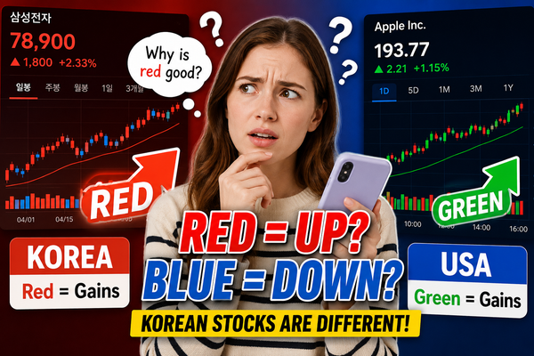 Why Korean Stock Charts Use Red Instead of Green